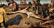 Gerard David Christ Nailed to the Cross oil